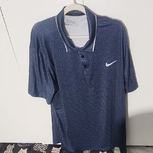 Nike Men's Blue Polo Golf Shirt